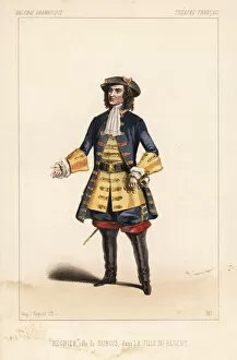Regnier Gallery: Francois Regnier as Dubois in La Fille du Regent, 1846
