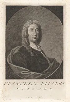 Draughtsman Prints: Francois Riviere, French-born painter, died 1746