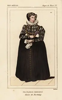 Francoise Prints: Francoise Robertet, wife of Tristan de Rostaing