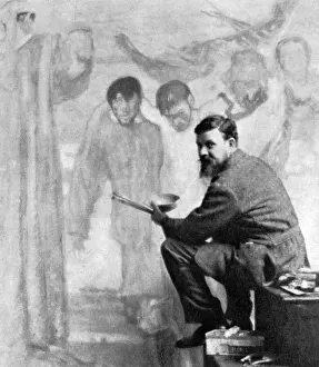 Illustrator Prints: Frank Brangwyn at work