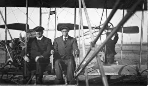 Frank Hedges Butler and Wilbur Wright after the flight