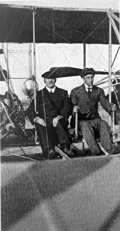 Wilbur Prints: Frank Hedges Butler and Wilbur Wright after the flight