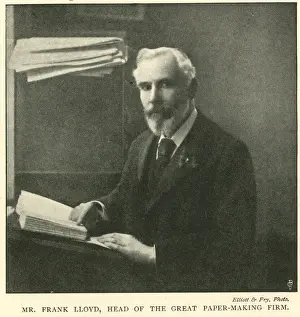 Firm Prints: Frank Lloyd, head of the paper-making firm