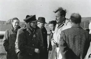 Frank Whittle and Geoffrey de Havilland
