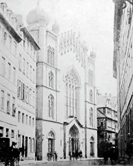 Synagogue Prints: Frankfurt Synagogue, Germany, Victorian period