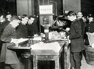 Franking machine at the London General Post Office