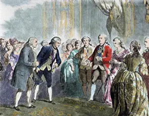Greet Prints: Franklin, Benjamin (1706-1790). Statesman and scientist. Fra