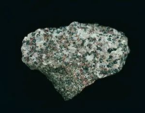 Black Background Collection: Franklinite, zinc ore