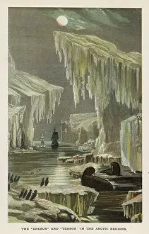 1840s Collection: Franklins expedition seeking Northwest Passage