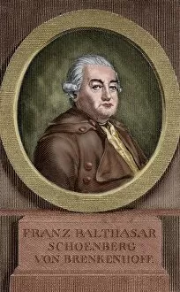 Images Dated 27th December 2012: Franz Balthasar Schonberg von Brenkenhoff (1723-1780). Engra
