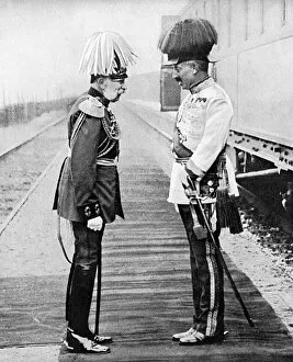 Franz Josef of Austria and Kaiser Wilhelm II of Germany