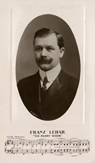 Lehar Prints: Franz Lehar - Austro-Hungarian Compser - The Merry Widow