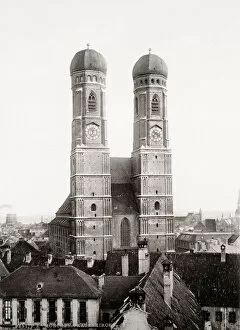 The Frauenkirche church in Munich, Bavaria, Germany