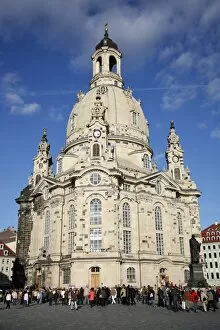 Images Dated 13th October 2007: The Frauenkirche in Dresden, Germany