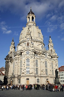 Images Dated 13th October 2007: The Frauenkirche in Dresden, Germany