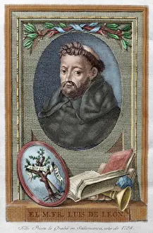 Humanist Prints: Fray Luis de Leon (1528-1591). Spanish writer