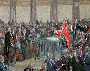 Frech Revolution 1787-1799. Louis XVI was forced to adopt t