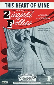 Charing Prints: Fred Astaire and Louise Bremer, MGM film, Ziegfeld Follies