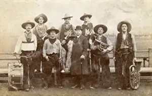The Fred Brown cowboy band and manager of White Man Co