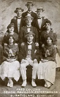 Boaters Prints: Fred Collins Beach Pavilion Entertainers - Burntisland