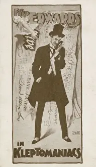Winslow Prints: Fred Edwards in The Kleptomaniacs, variety sketch by Herbert Hall Winslow performed in