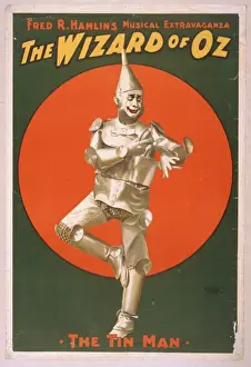 Wizard Prints: Fred R. Hamlins musical extravaganza, The wizard of Oz