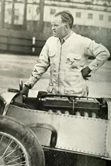 Dixon Collection: Freddie Dixon, racing car mechanic, Brooklands