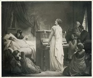 1810 Collection: Frederic Chopin / Deathbed