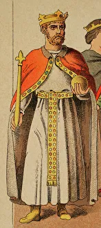 Barbarossa Prints: Frederick Barbarossa (1122-1190). Holy Roman Emperor