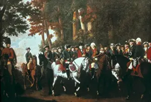 1785 Prints: FREDERICK II the Geat (1712-1786). King of Prussia