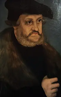 Saxony Prints: Frederick III of Saxony (1463-1525) by Lucas Cranach the Eld