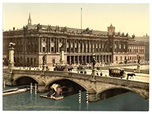 Fredericks Prints: Fredericks Bridge and the Bourse, Berlin, Germany