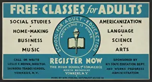 Free classes for adults - register now