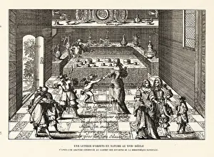 Diversion Prints: A free lottery for prizes organized by King Louis XIV, 1685