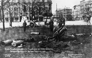 Uprisings Prints: Freikorps Set up Mortars