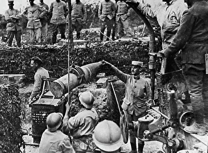 French 280mm Gun during WW1