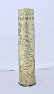 French 77mm shell case - Souvenir de la Bataille de L Yse