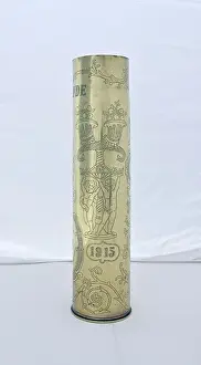 French 77mm shell case - Souvenir de la Bataille de L Yse