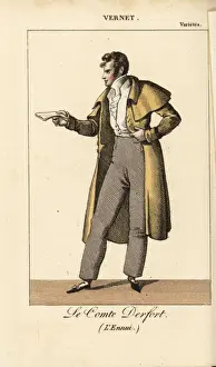 Varietes Prints: French actor Charles Edme Vernet as le Comte