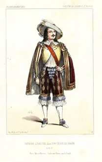 French actor Frederic Lemaitre in Don Cesar de Bazan, 1844