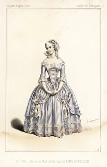 French actress Mlle Augustine Brohan as Marianne French actress Mlle Augustine Brohan as Marianne