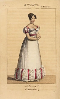 French actress Mlle Mante as Laure in the play L Education