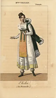 Claudine Prints: French actress Mlle. Volnais as Eliska in