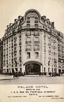 Boulevard Prints: French Architecture - The Palace Hotel (1926)