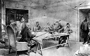 Images Dated 21st December 2004: French Artillery Headquarters; First World War, 1916