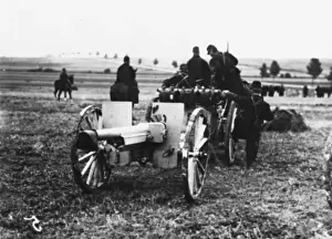 French artillery WWI