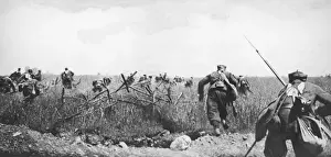 French attack WWI
