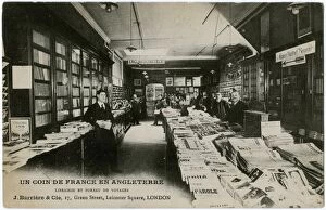 Bookshop Collection: French Bookshop & Travel Agent off Leicester Square, London