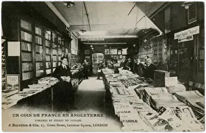 Leicester Prints: French Bookshop & Travel Agent off Leicester Square, London