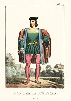 1510 Prints: French bourgeois gentleman, 1510